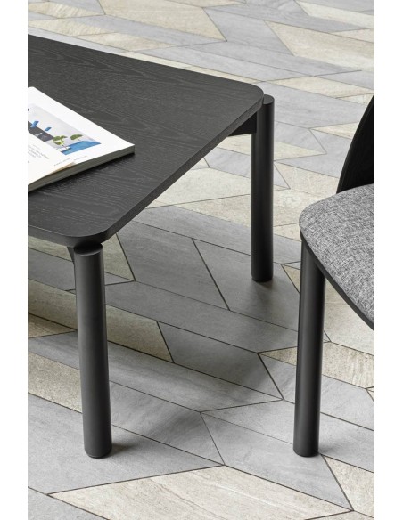 MESA DE CENTRO TEULAT ATLAS 110x60, COR PRETA