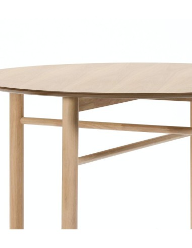 TEULAT MESA REDONDA JUNCO 120, FREIXO NATURAL