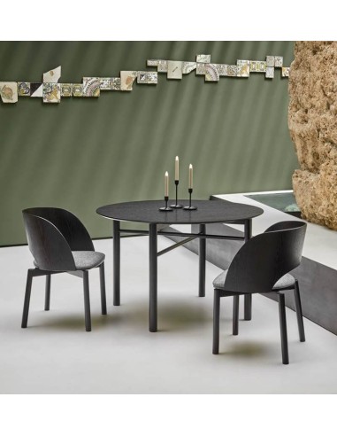 TEULAT MESA REDONDA JUNCO 120, NEGRO