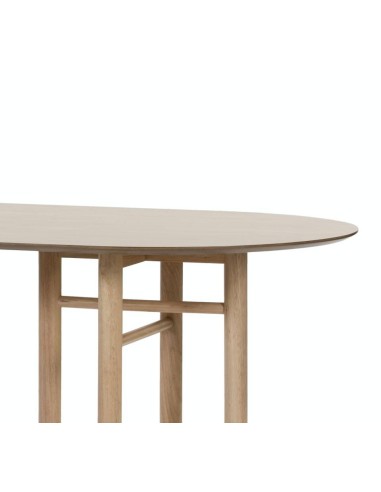 MESA OVAL DE TEULAT RUSH 200X100, CINZA NATURAL