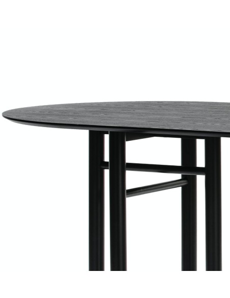 TEULAT MESA OVAL JUNCO 200x100, NEGRO
