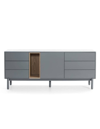 TEULAT APARADOR CORVO 180x40, CINZA PÉROLA