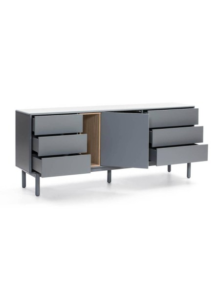 TEULAT APARADOR CORVO 180x40, CINZA PÉROLA TEULAT APARADOR CORVO 180x40, CINZA PÉROLA