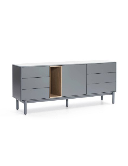 TEULAT APARADOR CORVO 180x40, CINZA PÉROLA TEULAT APARADOR CORVO 180x40, CINZA PÉROLA