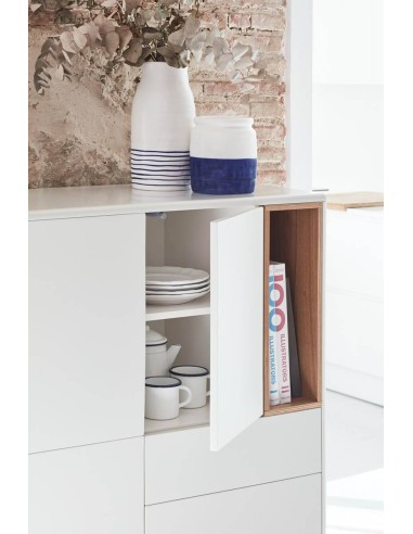 ARMÁRIO AUXILIAR TEULAT CORVO 100X40, COR CREME