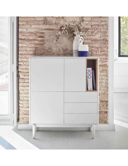 TEULAT MUEBLE AUXILIAR CORVO 100X40, CREMA TEULAT MUEBLE AUXILIAR CORVO 100X40, CREMA