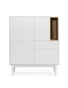TEULAT MUEBLE AUXILIAR CORVO 100X40, CREMA 2
