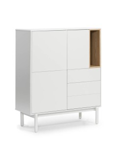 TEULAT MUEBLE AUXILIAR CORVO 100X40, CREMA