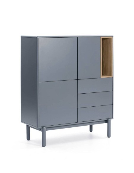 TEULAT MUEBLE AUXILIAR CORVO 180X40, GRIS PERLA