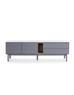 TEULAT MUEBLE TV CORVO 180, GRIS PERLA 2