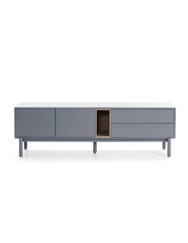 TEULAT MUEBLE TV CORVO 180, GRIS PERLA