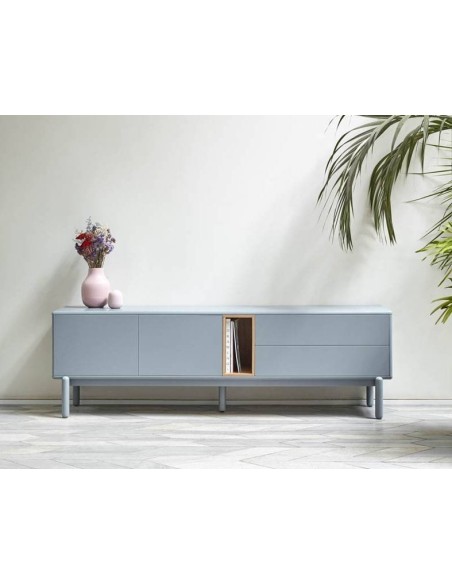 TEULAT MUEBLE TV CORVO 180, GRIS PERLA TEULAT MUEBLE TV CORVO 180, GRIS PERLA