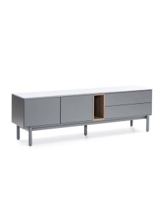 TEULAT MUEBLE TV CORVO 180, GRIS PERLA