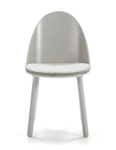 TEULAT SILLA de diseño UMA, GRIS CLARO