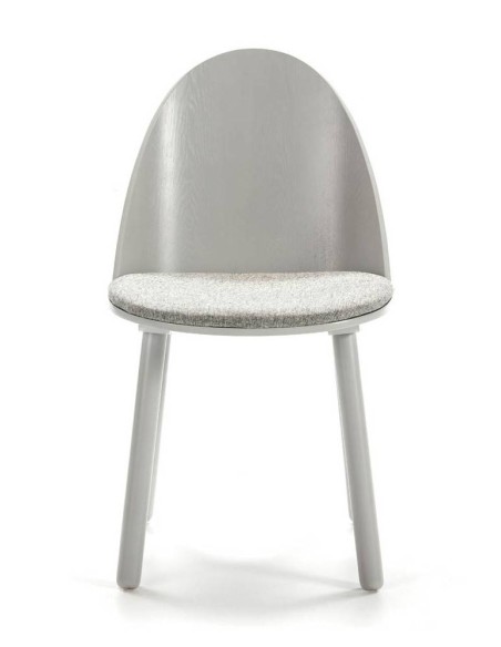 TEULAT SILLA de diseño UMA, GRIS CLARO