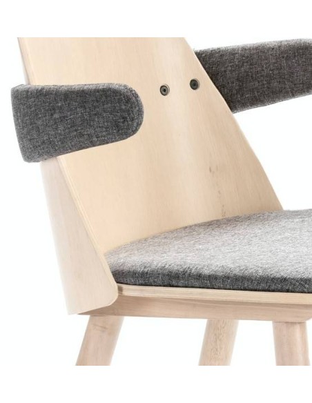 TEULAT SILLA CON BRAZOS UMA, madera natural TEULAT SILLA CON BRAZOS UMA, madera natural