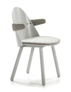 Teulat Silla con brazos UMA, GRIS CLARO