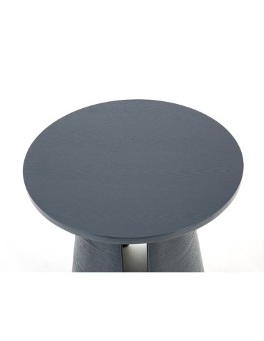 MESA DE CANTO REDON. CEP 50cm AZUL
