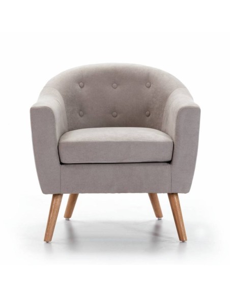 POLTRONA DE DESIGN CONTEMPORÂNEO LIMA, tela, capitoné