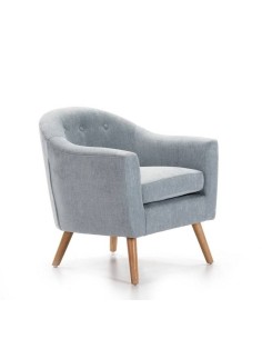 BUTACA DE DISEÑO CONTEMPORANEO LIMA, tela, capitoné