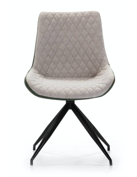 SILLA GIRATORIA DE DISEÑO SAID, tejido, simil piel