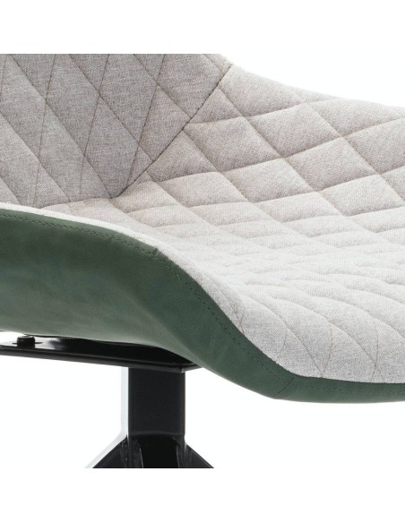 SILLA GIRATORIA DE DISEÑO SAID, tejido, simil piel