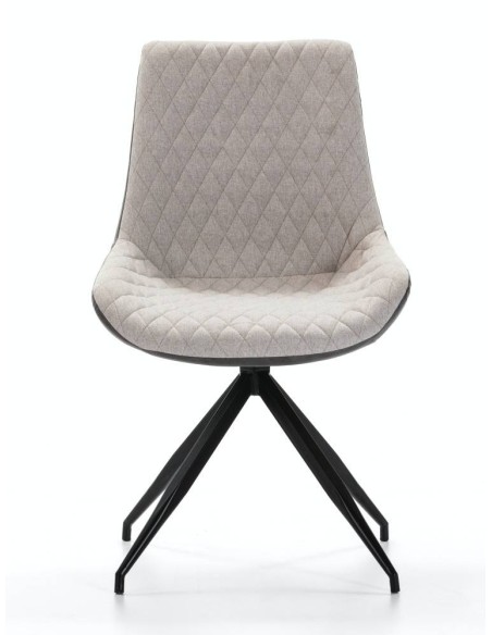 SILLA GIRATORIA DE DISEÑO SAID, tejido, simil piel