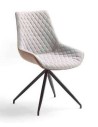 SILLA GIRATORIA DE DISEÑO SAID, tejido, simil piel