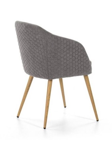 SILLA DE DISEÑO Midcentury LUCAS, TEJIDO, madera