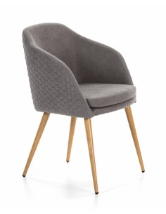 CADEIRA DE DESIGN Midcentury LUCAS, TECIDO, madeira