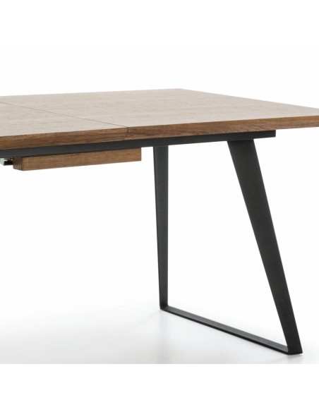 MESA DE COMEDOR INDUSTRIAL EXTENSIBLE, YOTARO 140x90