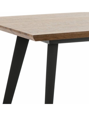 MESA DE sala de JANTAR INDUSTRIAL EXTENSÍVEL, YOTARO 140x90