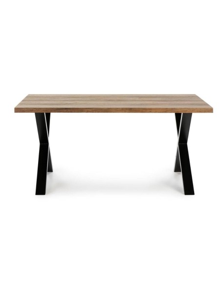 MESA DE DISEÑO INDUSTRIAL , YAR, Roble envejecido.