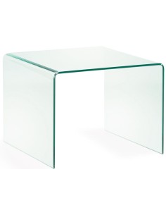 Mesa Auxiliar BURANO 60x60x45 Cristal Transparente