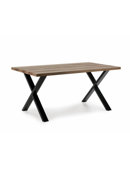 MESA DISEÑO INDUSTRIAL YAR 160x90, Roble envejecido.