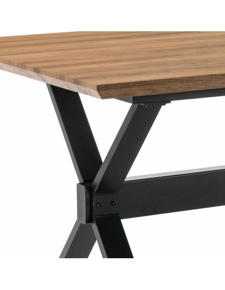MESA EXTENSIBLE DISEÑO INDUSTRIAL HOLE 140(180)x90, Roble MESA EXTENSIBLE DISEÑO INDUSTRIAL HOLE 140(180)x90, Roble