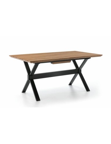 MESA EXTENSÍVEL DESIGN INDUSTRIAL HOLE 140(180)x90, Carvalho