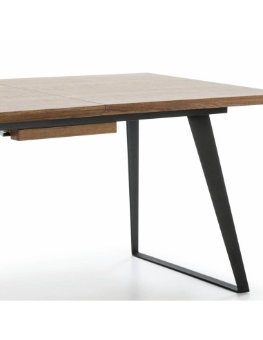 MESA DE COMEDOR INDUSTRIAL EXTENSIBLE, YOTARO 140x90