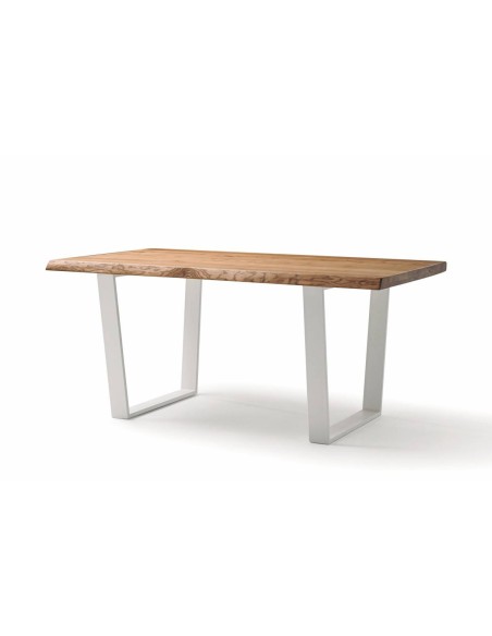 MESA DISEÑO industria LOLA 160x100, fresno, metal