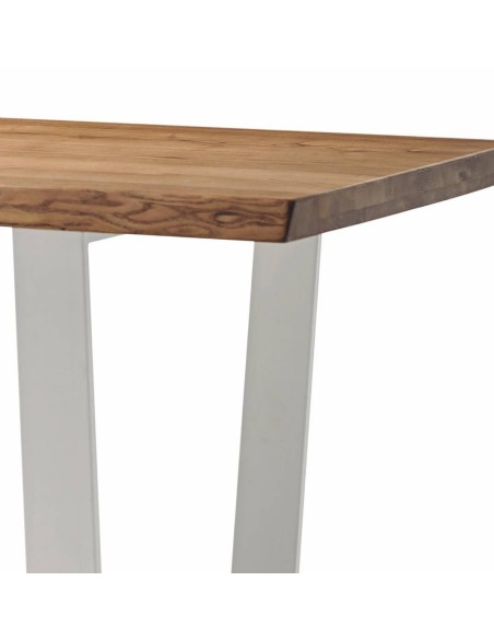 MESA DESIGN indústria LOLA 220x100, fresno, metal