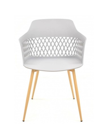 Silla con brazos Quin, POLIPROPILENO, metal