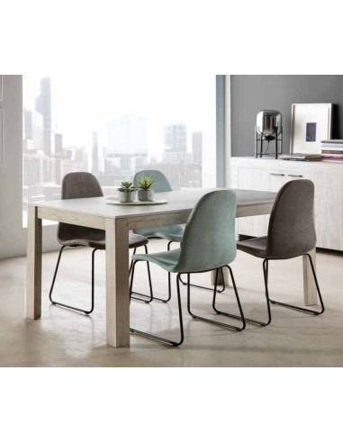 MESA DE sala de JANTAR MICHIGAN 140x90, CARVALHO Envelhecido