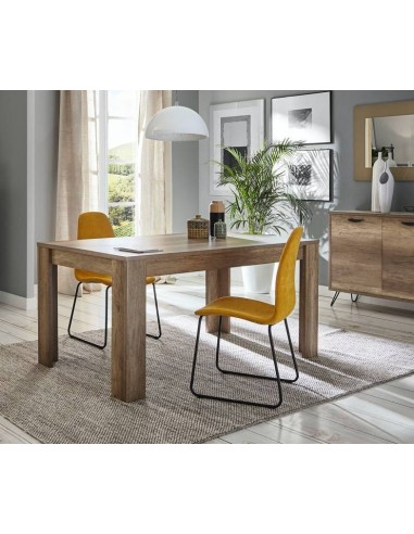 MESA DE COMEDOR KANSAS , ROBLE CENIZA.