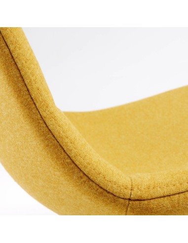 NILSON Taburete  91cm metal efecto madera tela.