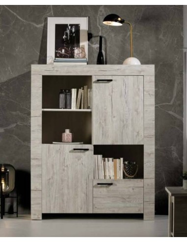 APARADOR CONTEMPORANEO ALTO MICHIGAN 110x140, roble