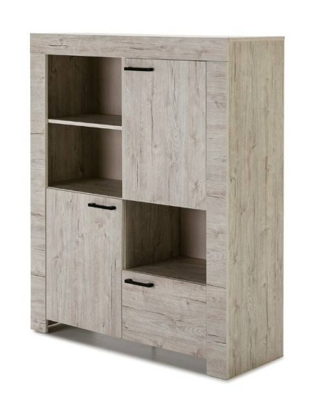 APARADOR CONTEMPORÂNEO ALTO MICHIGAN 110x140, carvalho