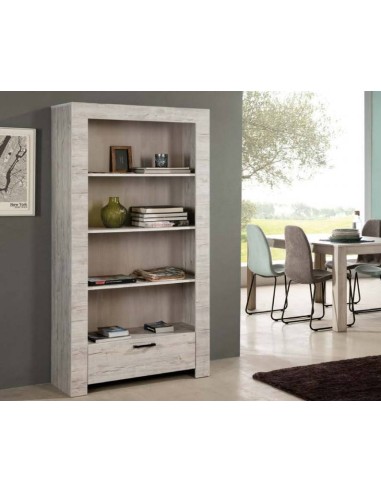 ESTANTERIA CONTEMPORANEA MICHIGAN 180x90, roble