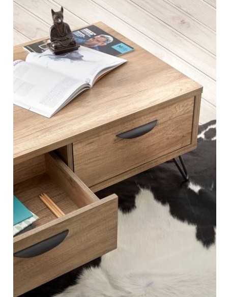 MESA DE CENTRO INDUSTRIAL KANSAS 100x60 MESA DE CENTRO INDUSTRIAL KANSAS 100x60