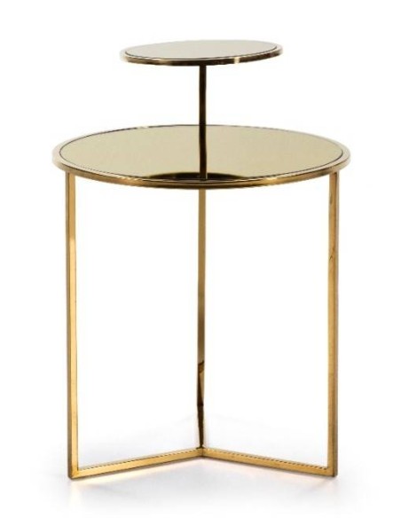 MESA AUXILIAR DE RINCON DORADA PAULA, espejo