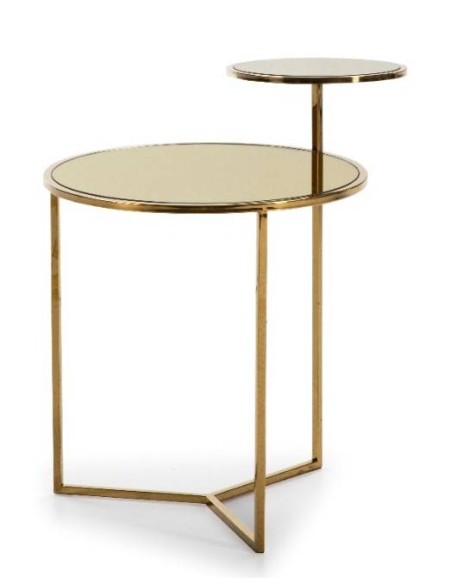 MESA AUXILIAR DE RINCON DORADA PAULA, espejo